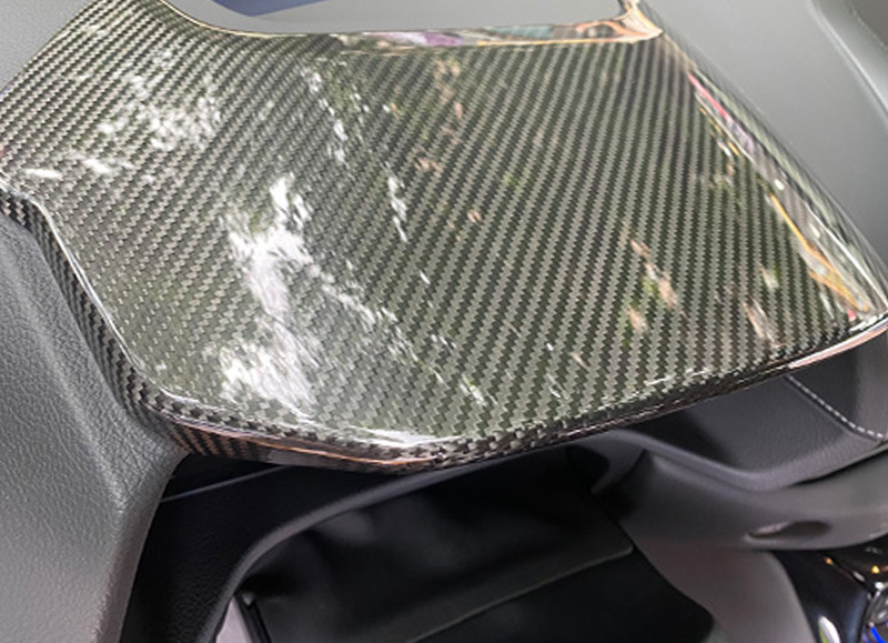 For Toyota SUPRA  A90 Dry Carbon Fiber Upper Speedmeter Cluster Cover 2019+