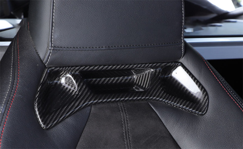 For Toyota Supra A90 Dry Carbon Fiber Seat Back Cover 2019+