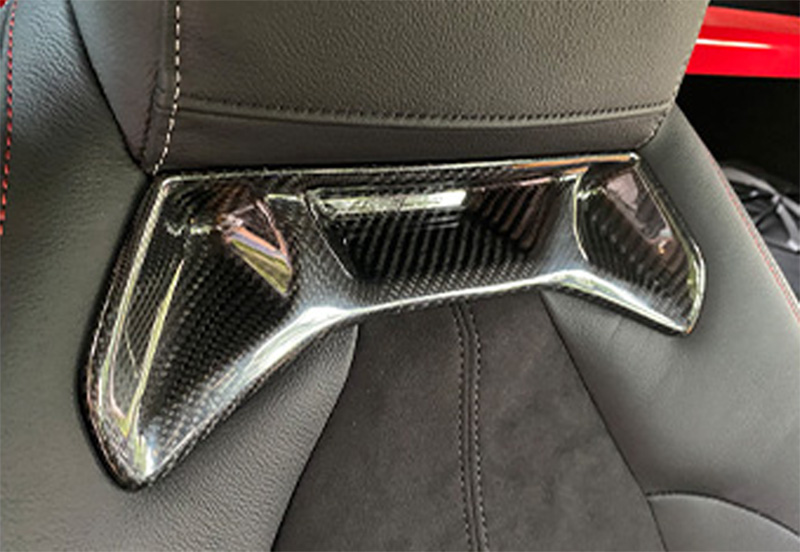 For Toyota Supra A90 Dry Carbon Fiber Seat Back Cover 2019+