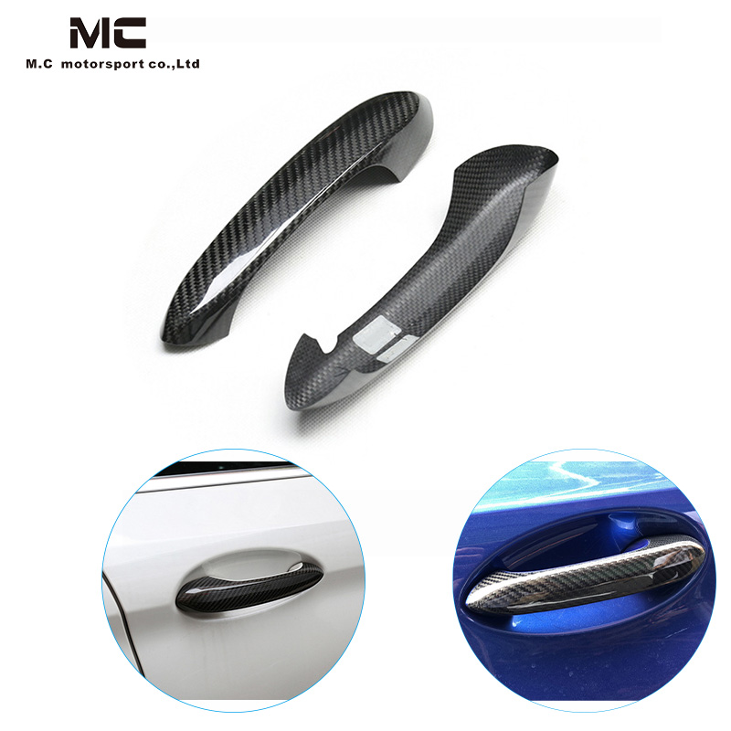 For Toyota SUPRA  A90 Dry Carbon Fiber Interior Door Handle 2019+