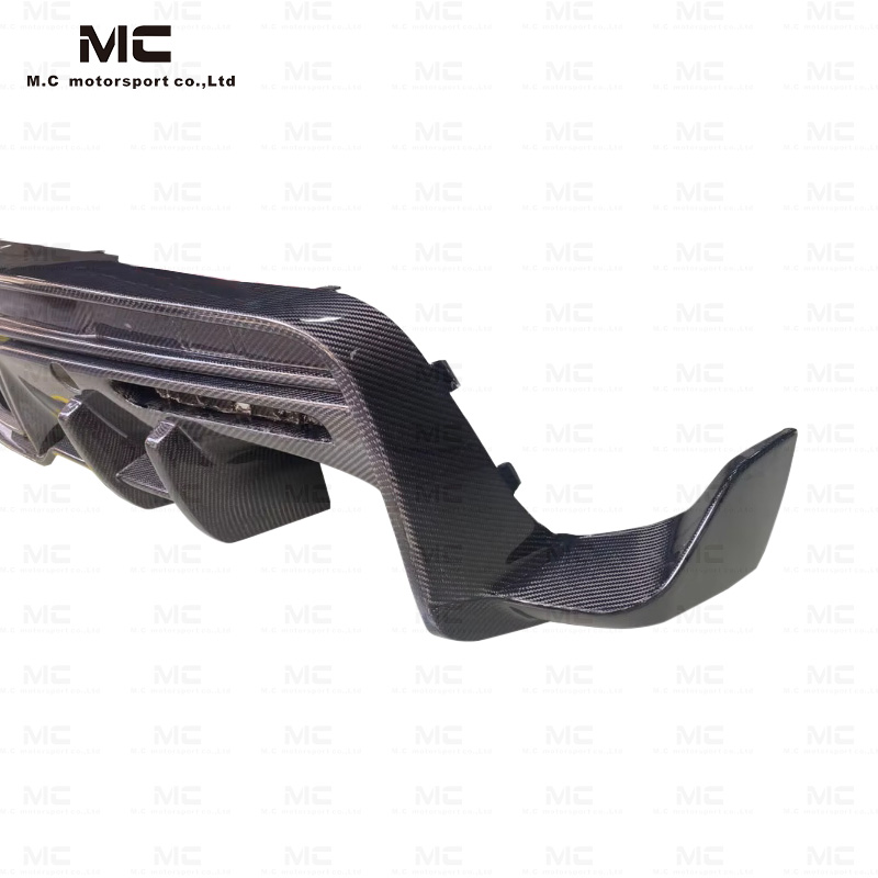 For Toyota SUPRA  A90 Toms Style Carbon Fiber Rear Diffuser 2019+