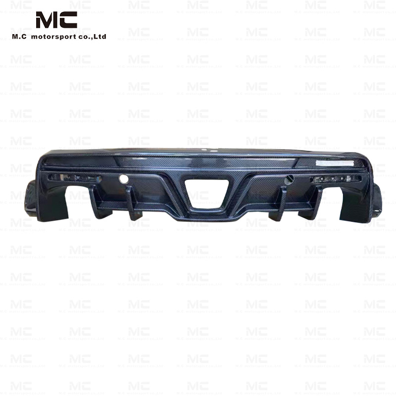 For Toyota SUPRA  A90 Toms Style Carbon Fiber Rear Diffuser 2019+