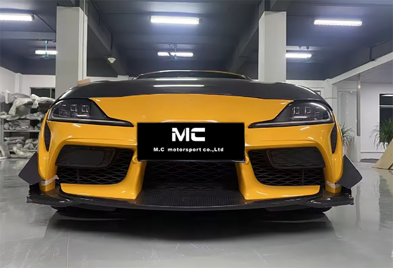 For Toyota SUPRA  A90 Toms Style Carbon Fiber Front Lip 2019+