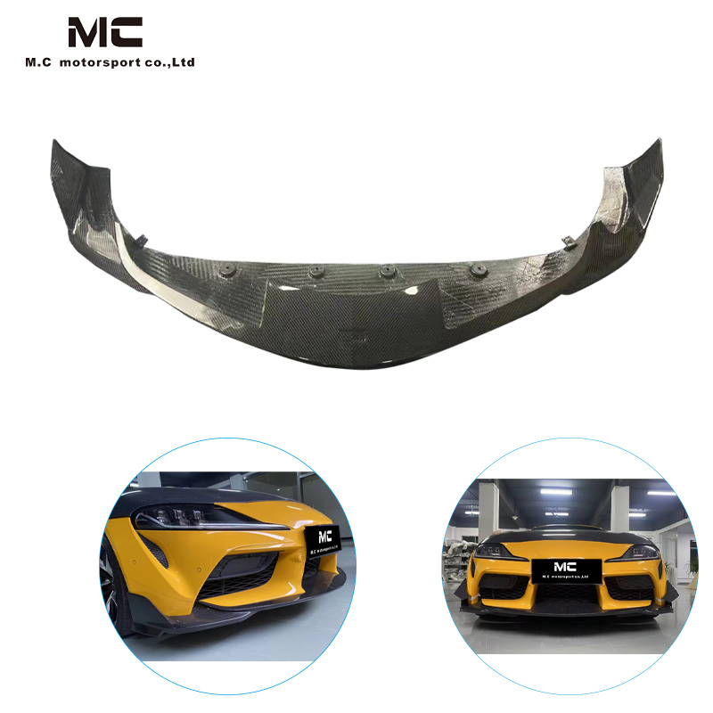For Toyota SUPRA  A90 Toms Style Carbon Fiber Front Lip 2019+