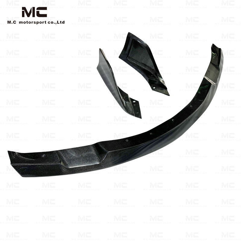 For Toyota SUPRA  A90 Three-Section Style Carbon Fiber Front Lip 2019+