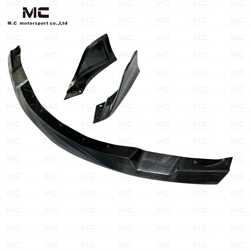 For Toyota SUPRA  A90 Three-Section Style Carbon Fiber Front Lip 2019+