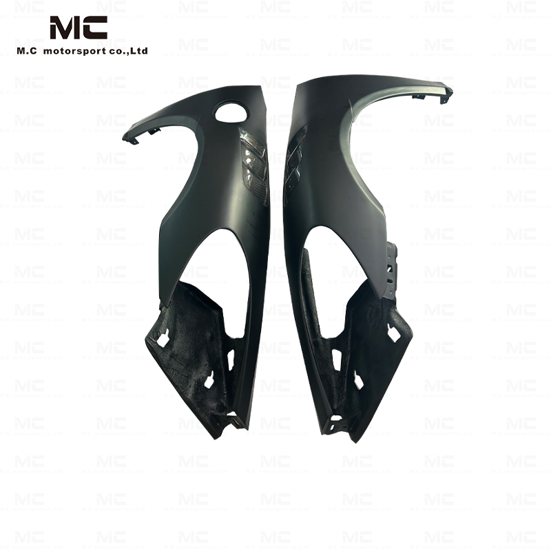For Porsche 718 GT4 RS Style Half Carbon Fiber Fenders 2020+