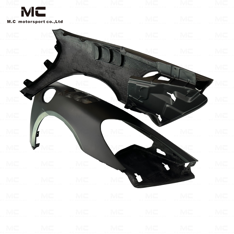 For Porsche 718 GT4 RS Style Half Carbon Fiber Fenders 2020+