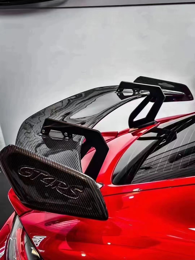 For Porsche 718 GT4 RS Style Carbon Fiber Rear Spoiler 2020+