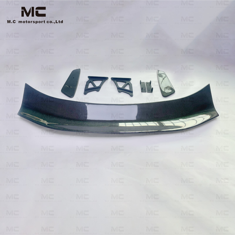 For Porsche 981 718 987 GT4 Style Carbon Fiber Rear Spoiler 2005-2012