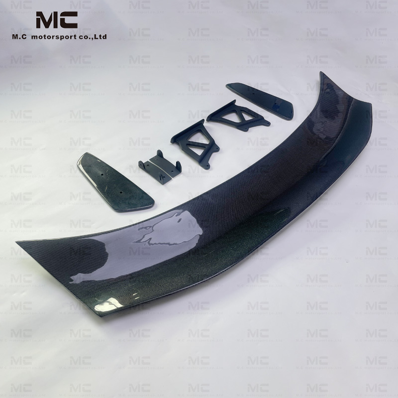 For Porsche 981 718 987 GT4 Style Carbon Fiber Rear Spoiler 2005-2012