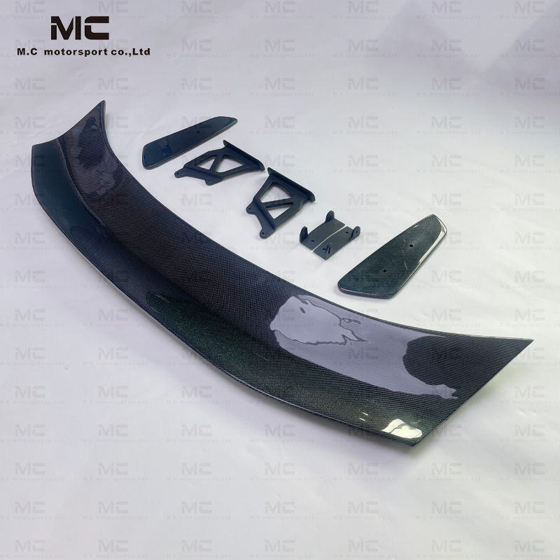 For Porsche 981 718 987 GT4 Style Carbon Fiber Rear Spoiler 2005-2012