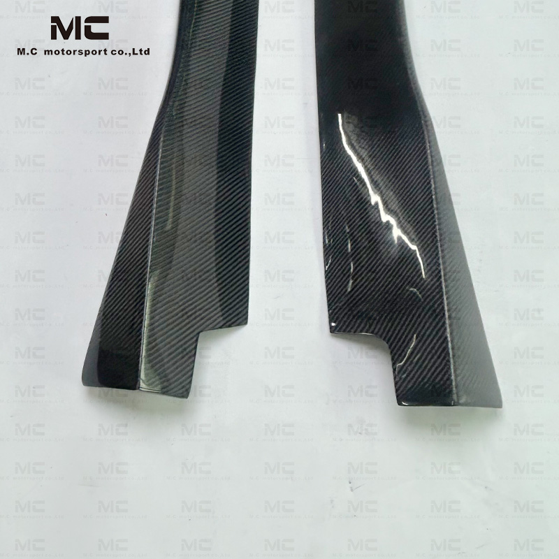 For Porsche 911 991 GT Style Carbon Fiber Side Skirts 2015-2018