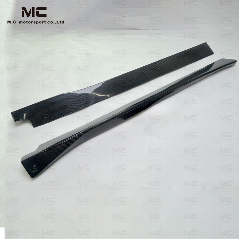 For Porsche 911 991 GT Style Carbon Fiber Side Skirts 2015-2018
