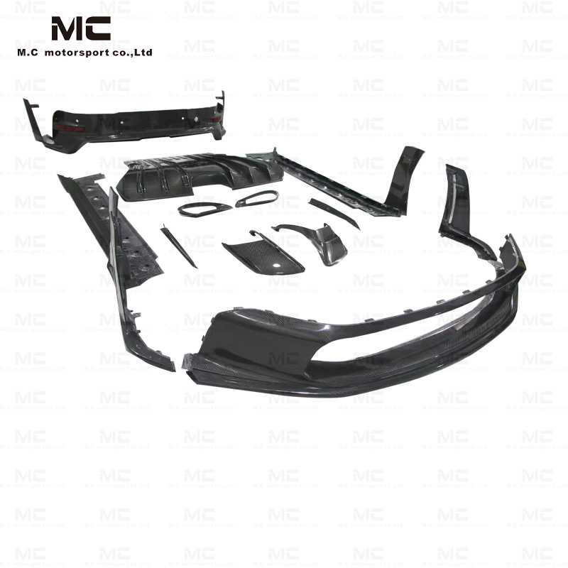 For Porsche 911 992 GT3 RS Style Carbon Fiber Body Kit 2019+