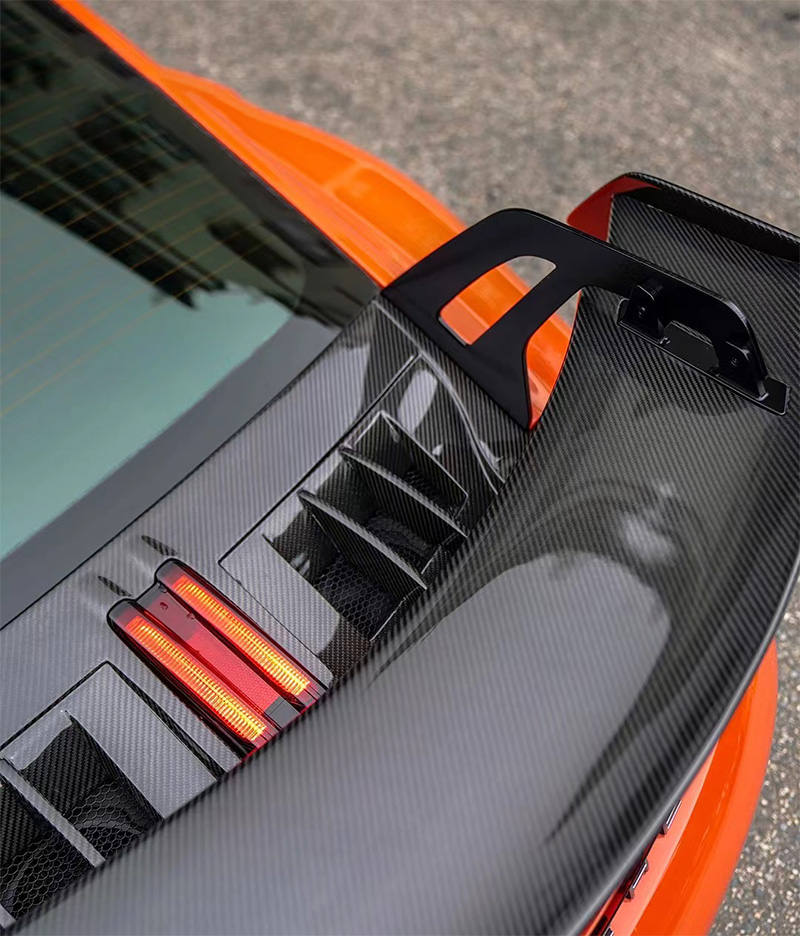For Porsche 911 992 GT3 Style Carbon Fiber Rear Engine Cover 2019+