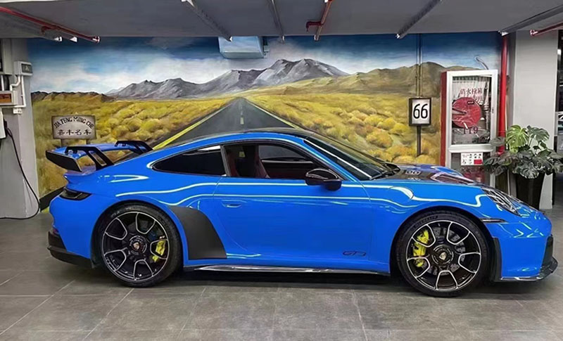 For Porsche 911 992 GT3 Style Half Carbon Fiber Rear Spoiler 2019+