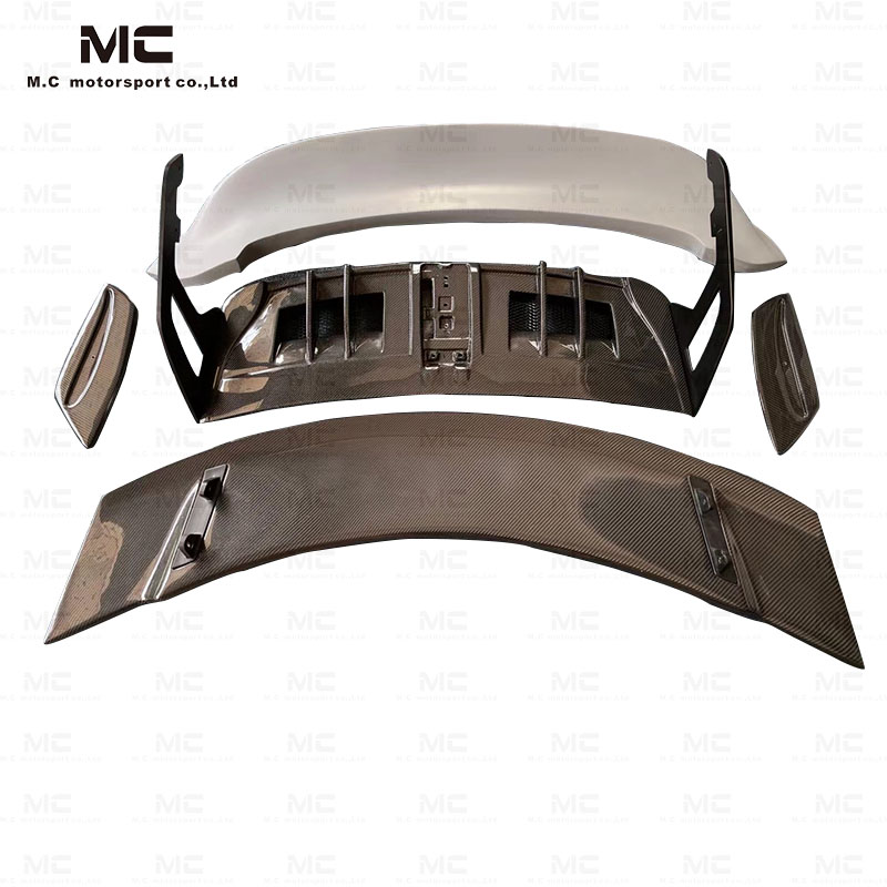 For Porsche 911 992 GT3 Style Half Carbon Fiber Rear Spoiler 2019+