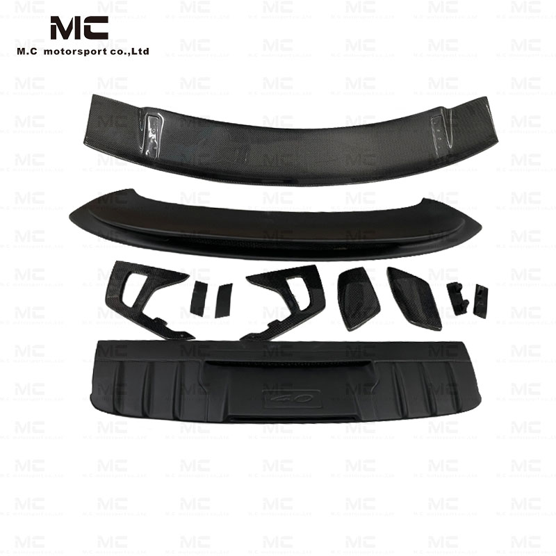 For Porsche 911 992 GT3 Style Half Carbon Fiber Rear Spoiler 2019+
