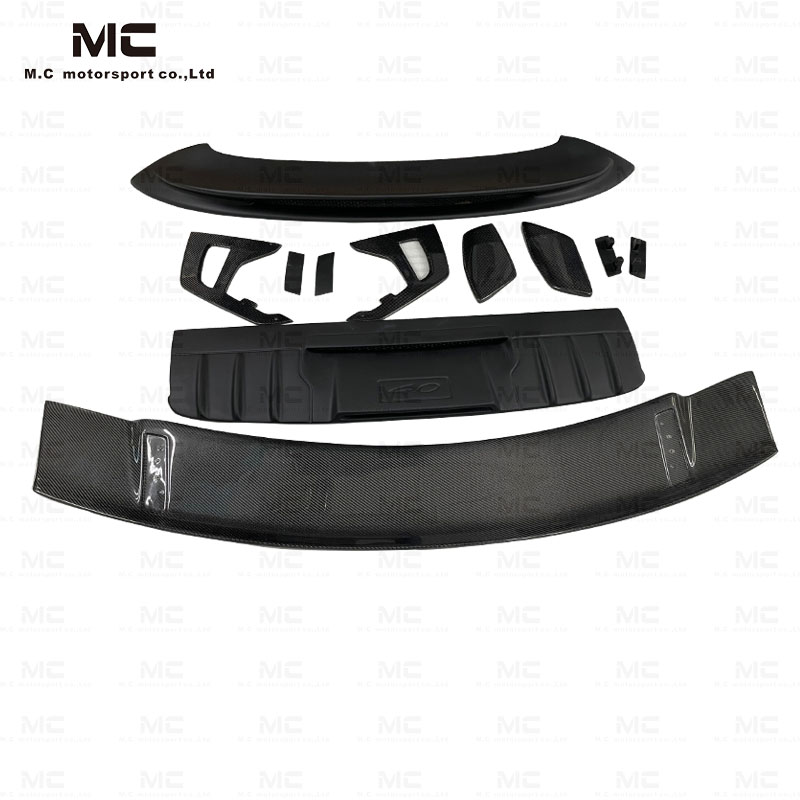 For Porsche 911 992 GT3 Style Half Carbon Fiber Rear Spoiler 2019+
