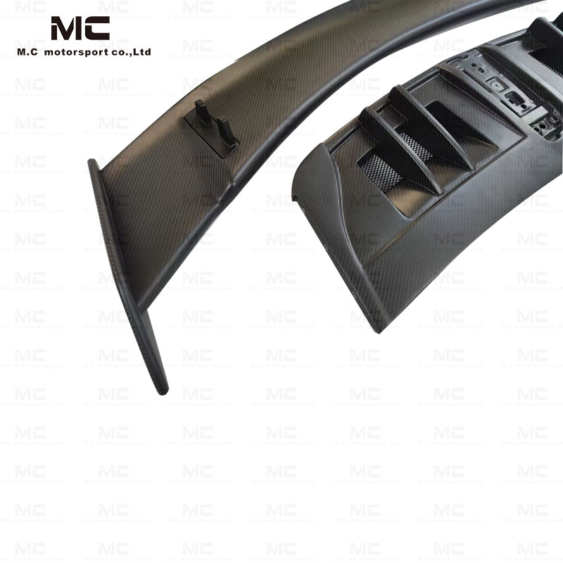 For Porsche 911 992 GT3 Style Half Carbon Fiber Rear Spoiler 2019+