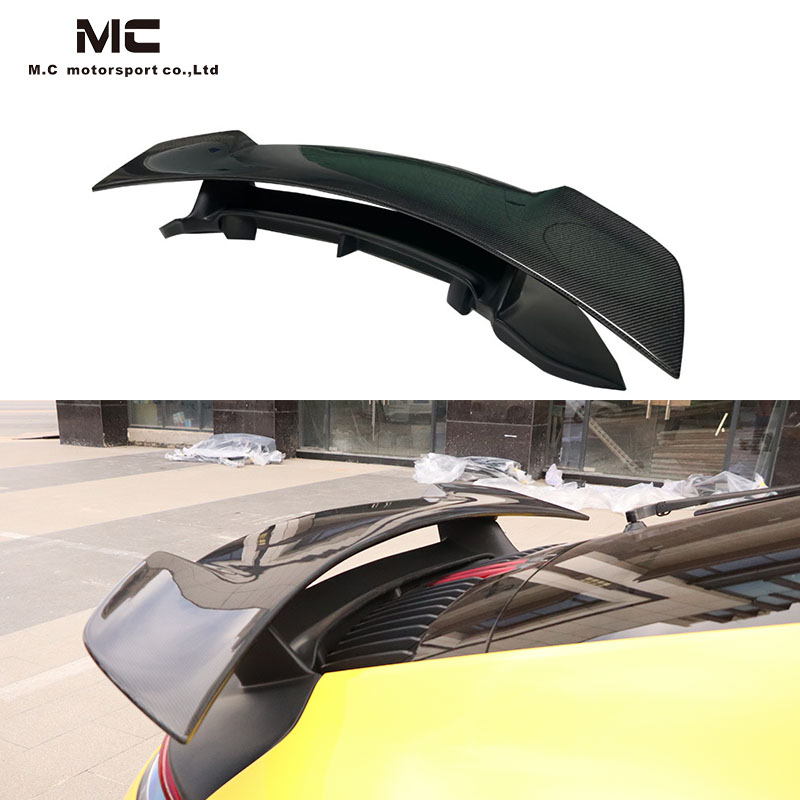 For Porsche 911 992 SD Style Half Carbon Fiber Rear Spoiler 2019+