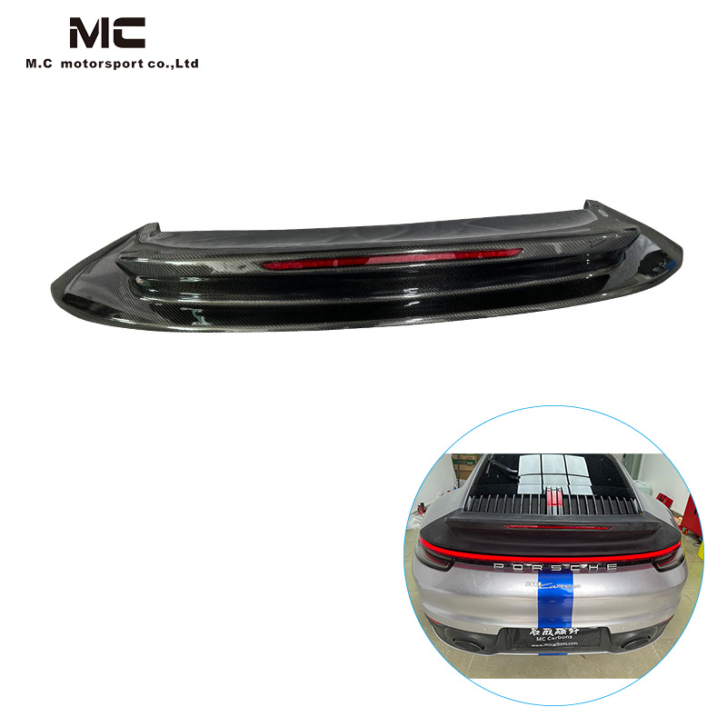 For Porsche 911 992 SC Style Carbon Fiber Rear Spoiler 2019+