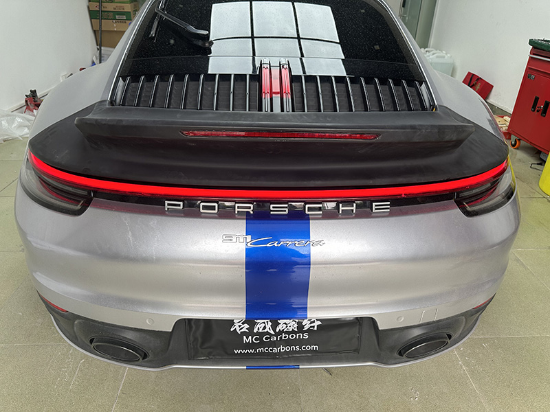 For Porsche 911 992 SC Style Carbon Fiber Rear Spoiler 2019+