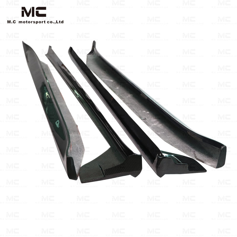 For Porsche 911 992 Techart Style Carbon Fiber Side Skirts 2019-IN