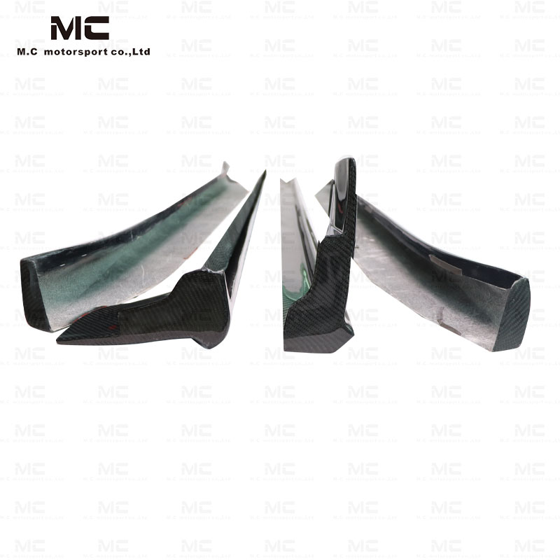 For Porsche 911 992 Techart Style Carbon Fiber Side Skirts 2019-IN