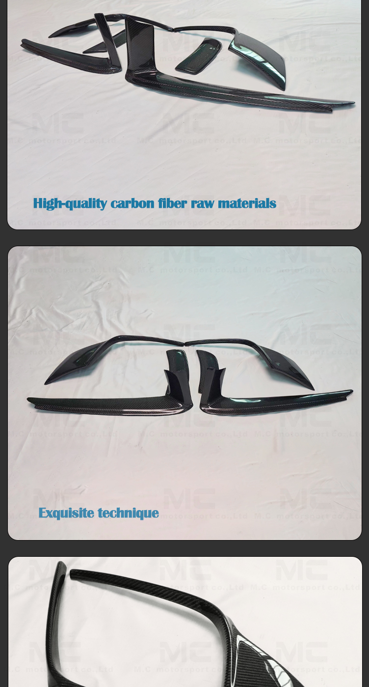 For Porsche 911 992 Carbon Fiber Wind Blade Kit 2019+