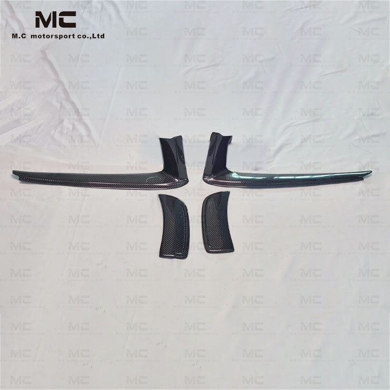 For Porsche 911 992 Carbon Fiber Front Bumper Wind Blade 2019+