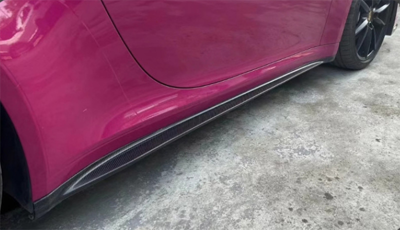 For Porsche 911 992 Carbon Fiber Side Skirts 2019+