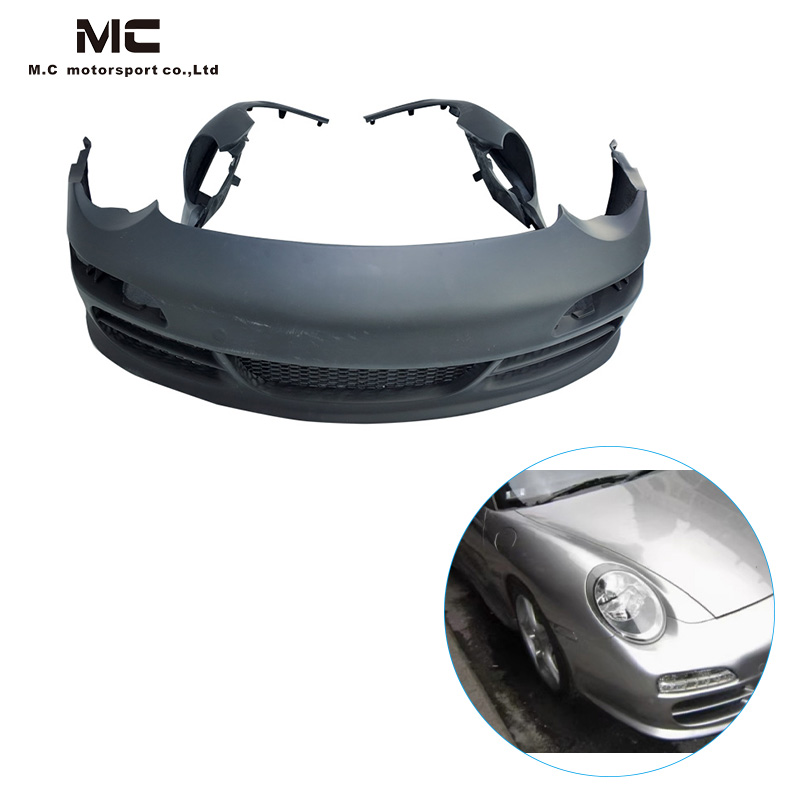 For Porsche 911 996 996 to 997 Style Fiberglass Front Bumper Fender Kit 1999-2004