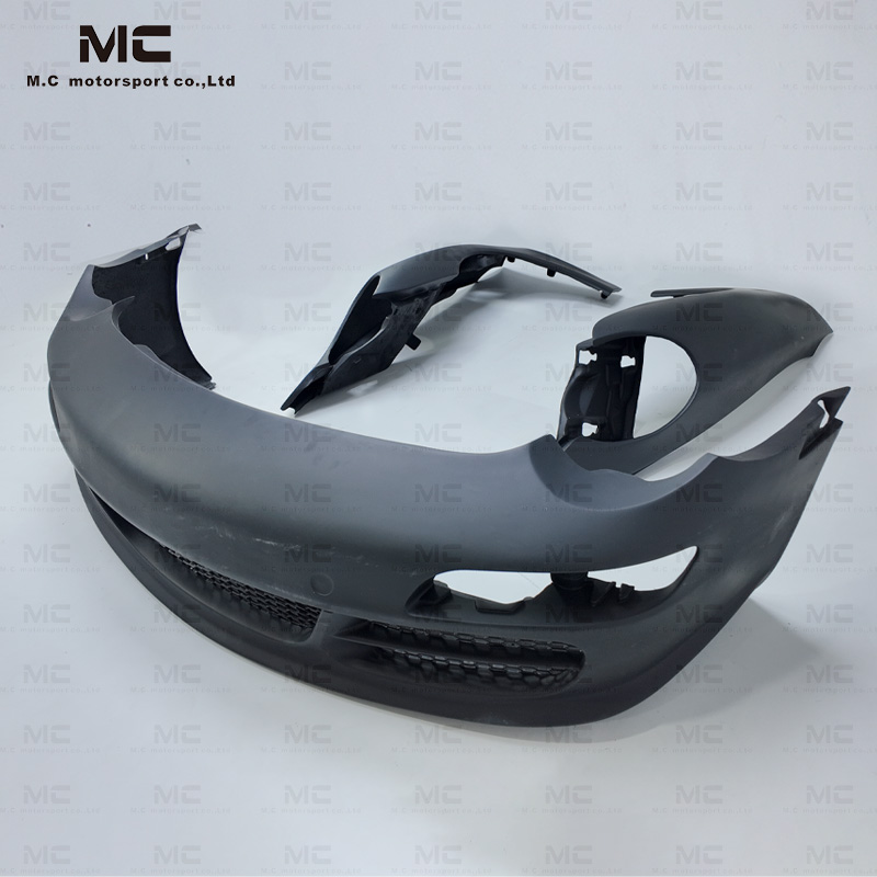 For Porsche 911 996 996 to 997 Style Fiberglass Front Bumper Fender Kit 1999-2004