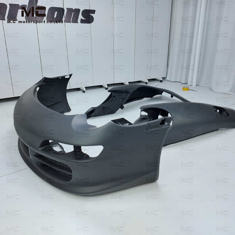 For Porsche 911 996 996 to 997 Style Fiberglass Front Bumper Fender Kit 1999-2004