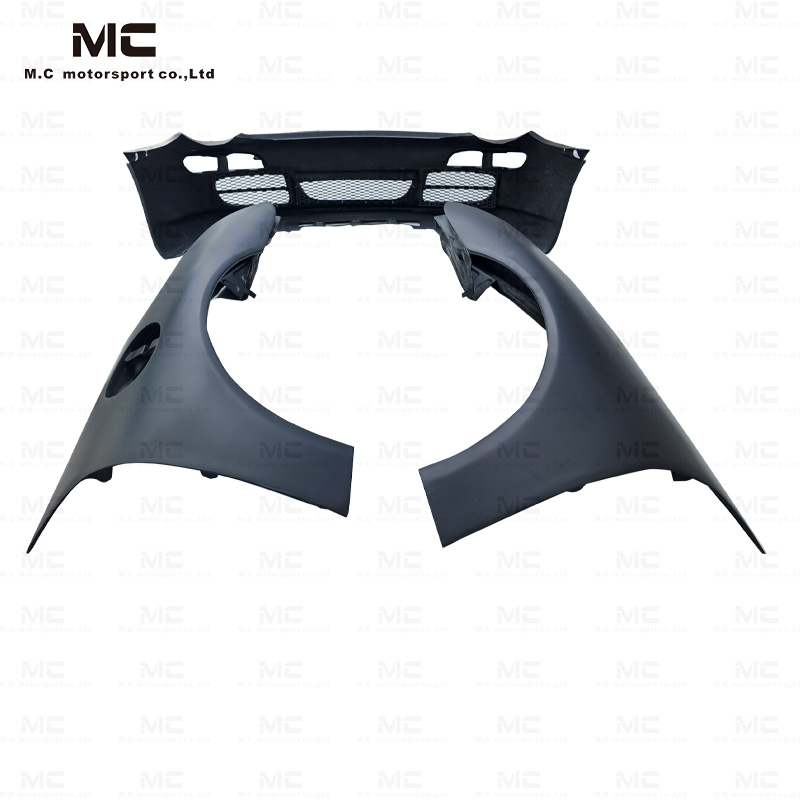 For Porsche 911 996 996 to 997 Style Fiberglass Front Bumper Fender Kit 1999-2004