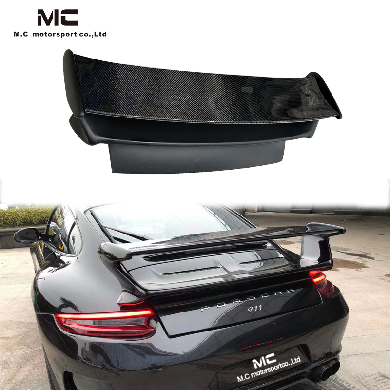 For Porsche 911 997 GT3 Style Half Carbon Fiber Rear Spoiler 2005-2011