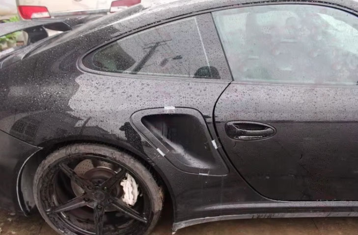 For Porsche 911 997 Carbon Fiber Rear Side Vent Trim 2005-2011