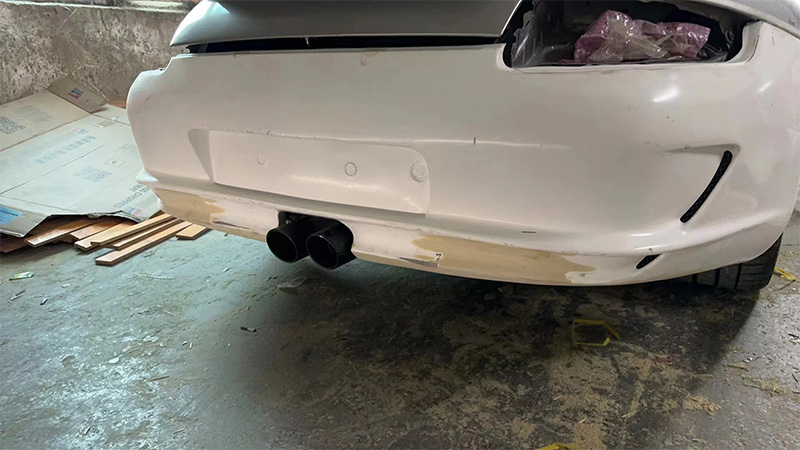 For Porsche 911 997.1 Fiberglass Rear Bumper 2005-2011