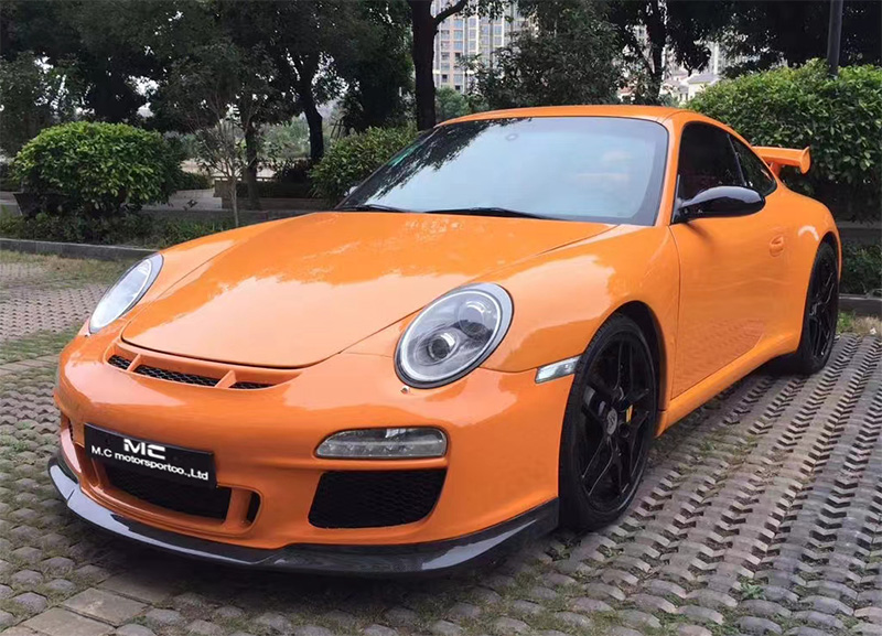 For Porsche 911 997 GT3 Style Fiberglass Front Bumper 2005-2011