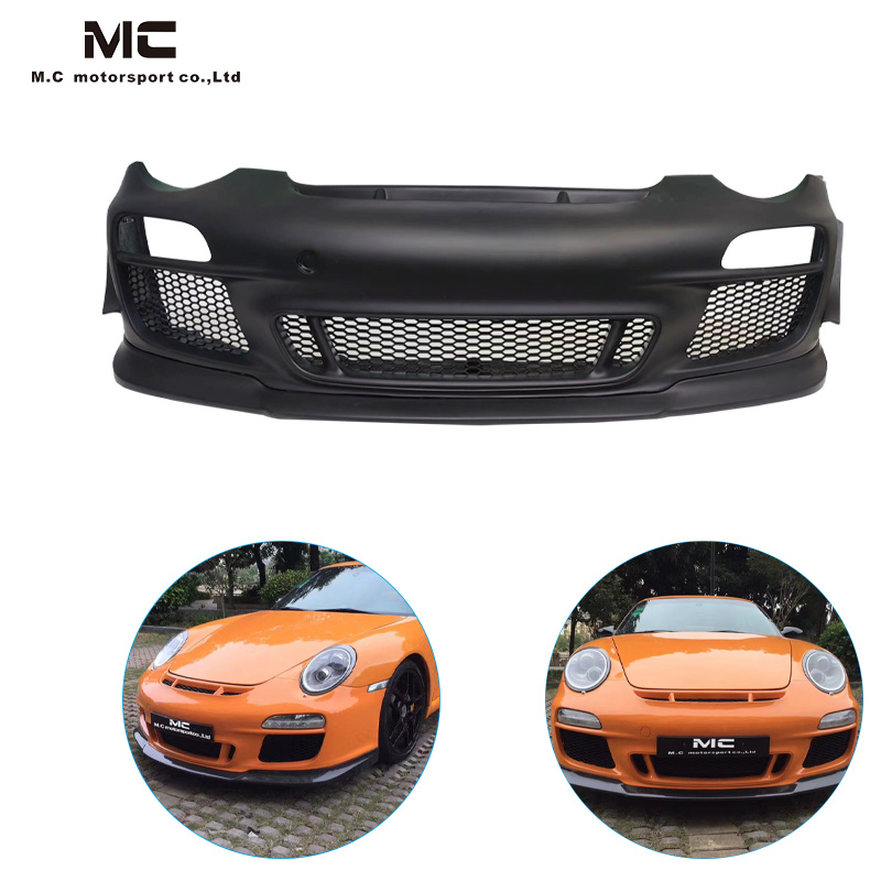 For Porsche 911 997 GT3 Style Fiberglass Front Bumper 2005-2011