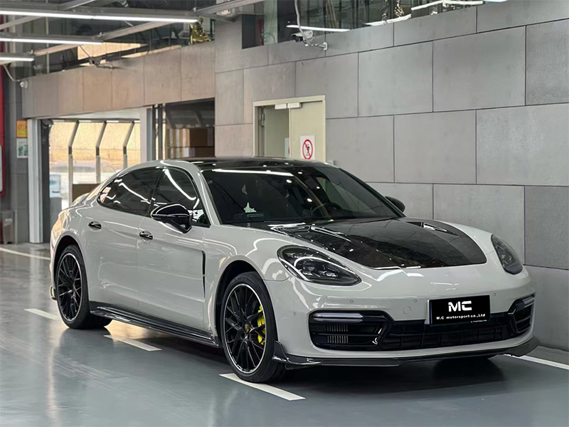 For Porsche Cayenne 958 Mansory Style Carbon Fiber Engine Hood 2012-2018