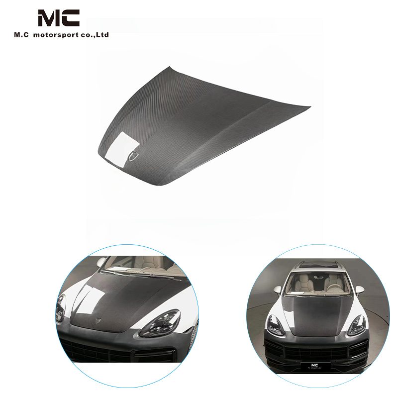 For Porsche Cayenne 958.1 Carbon Fiber Engine Hood 2011-2014
