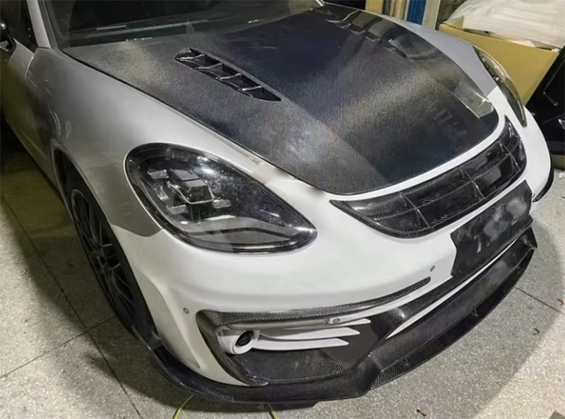 For Porsche Panamera 971 Mansory Style Carbon Fiber Hood 2017-2023