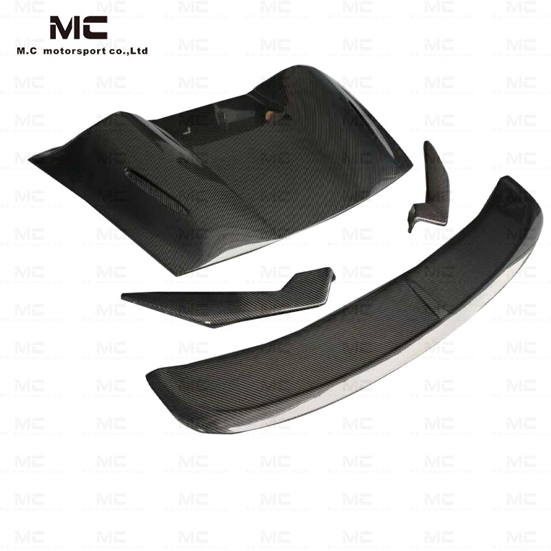 For Porsche 987 Humpback Style Carbon Fiber Rear Spoiler 2005-2008