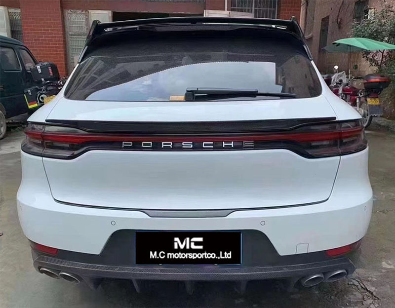 For Porsche Macan 95B Carbon Fiber Roof Spoiler 2020+
