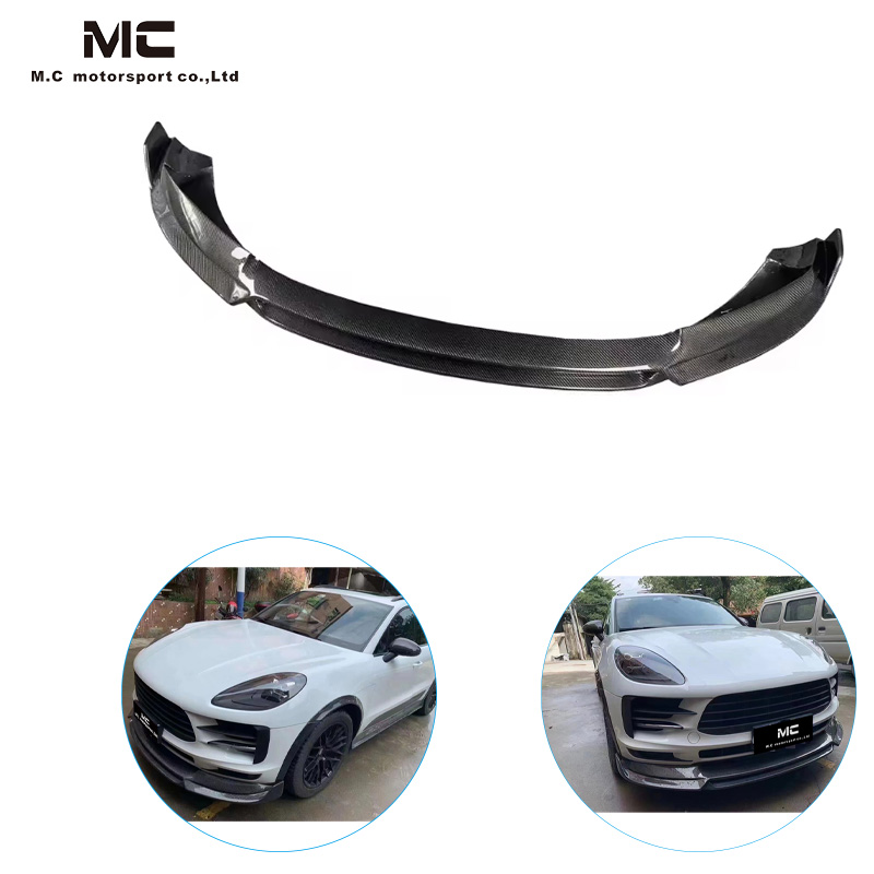 For Porsche Macan 95B Carbon Fiber Front Lip 2020+