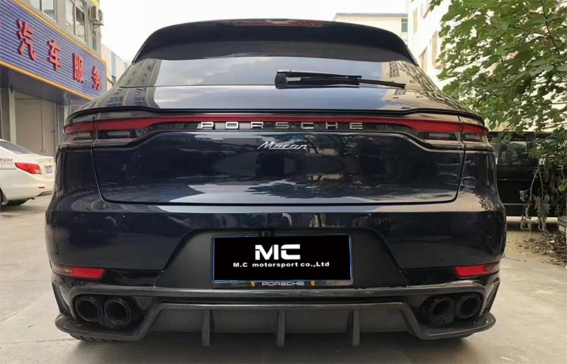 For Porsche Macan 95B Carbon Fiber Rear Diffuser 2020+