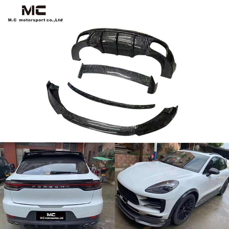 For Porsche Macan 95B Forged Carbon Fiber Body Kit 2020-IN